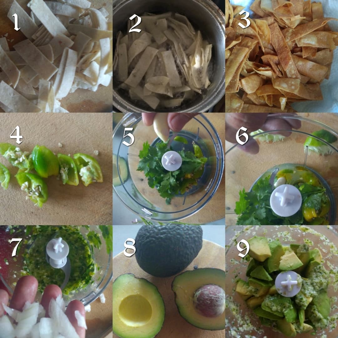 Guacamole y Totopos