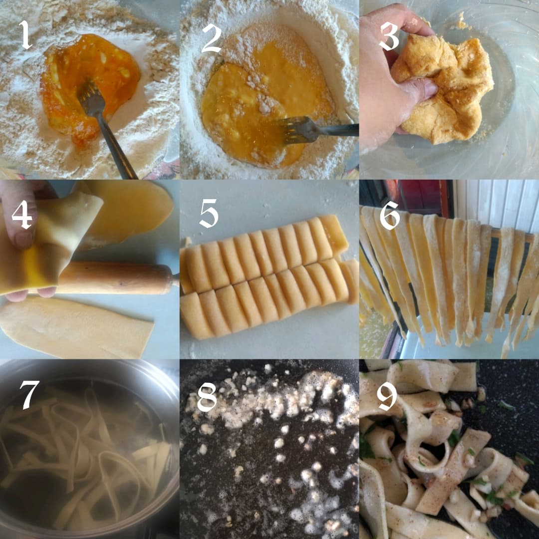 Pasta desde cero. Receta de pasta.