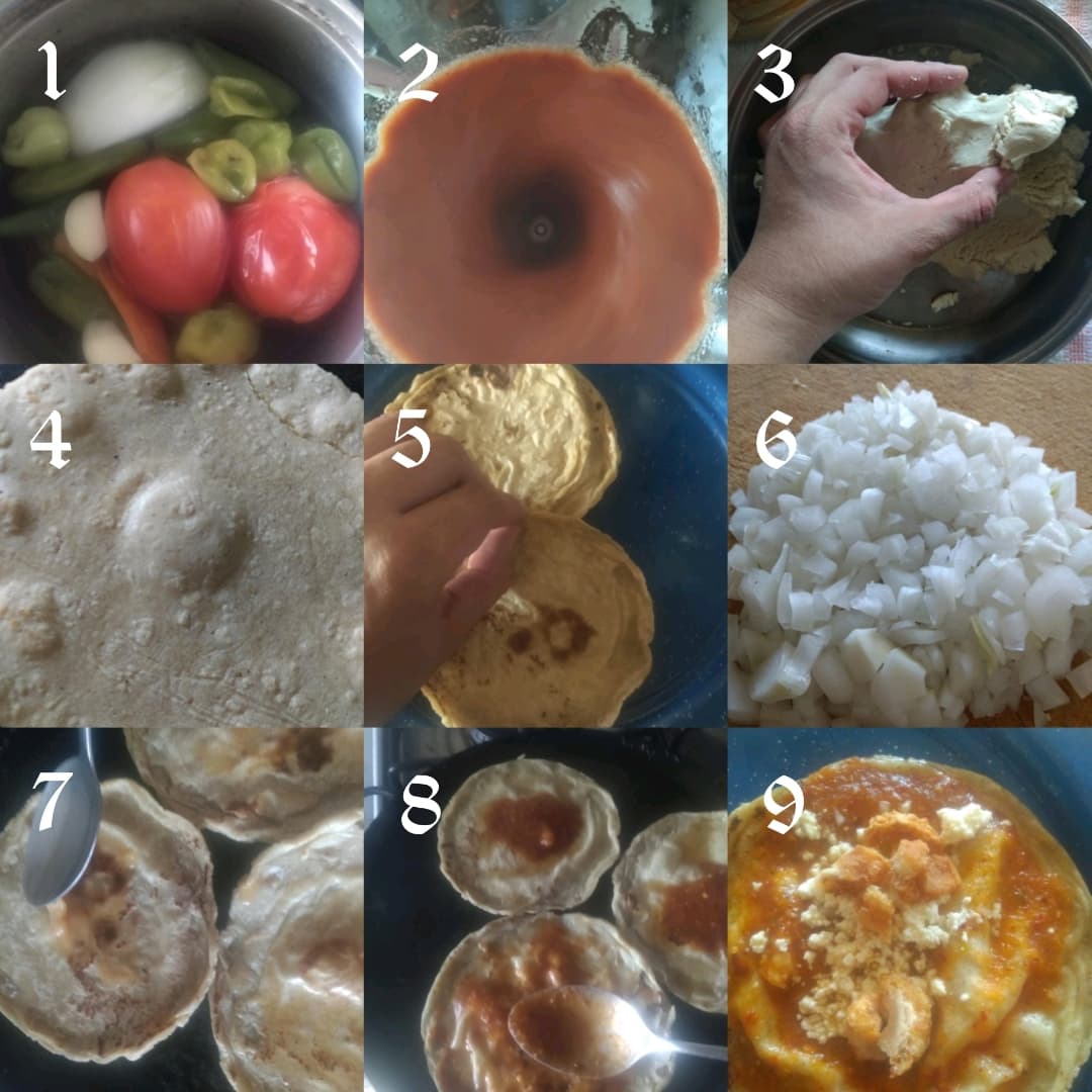 Picadas Rojas Con Chicharrón