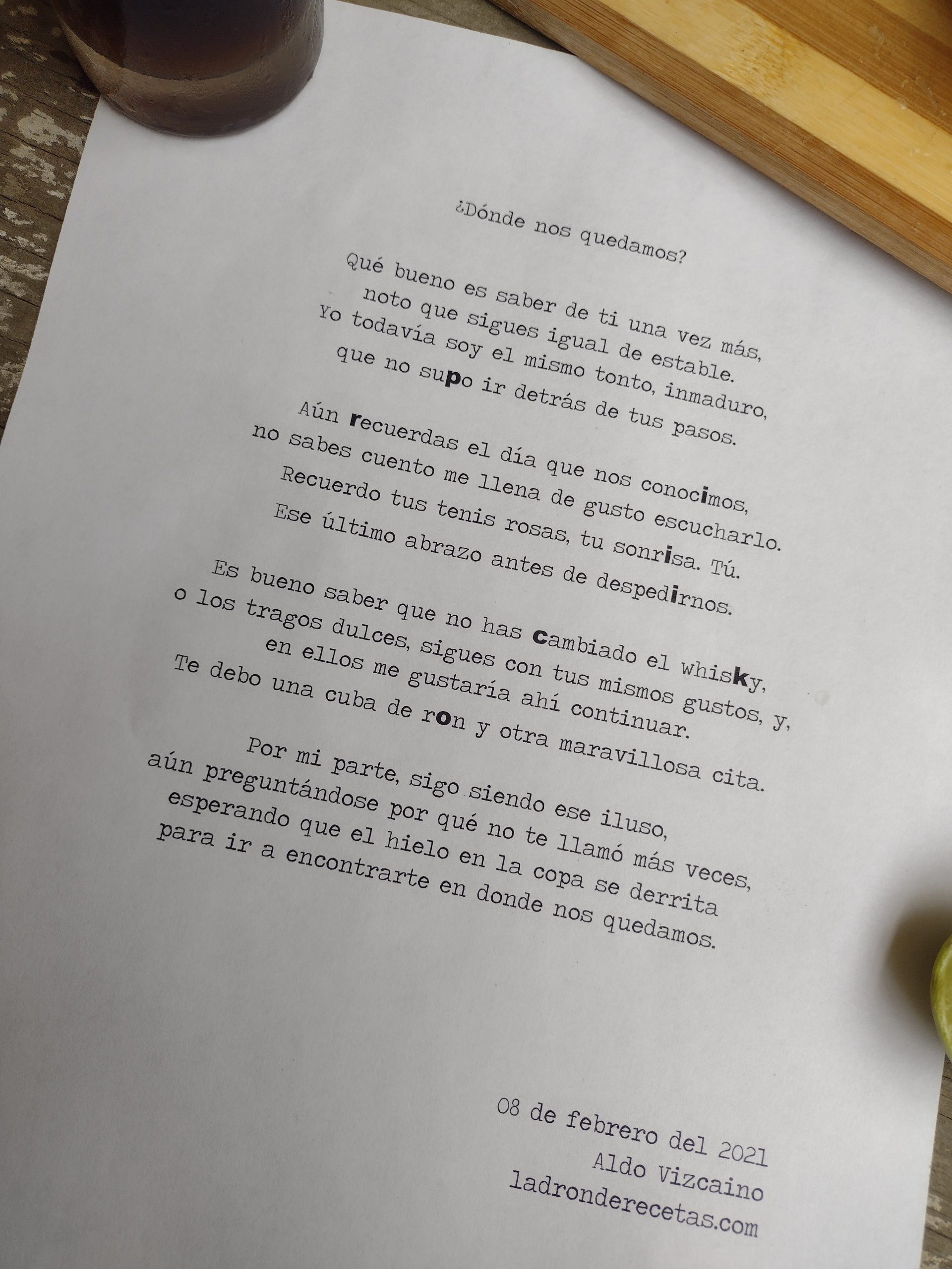 ¿Dónde Nos Quedamos?